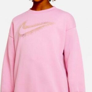 Nike Fleece Graphic Crew NWOT Size L girls